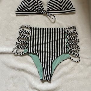 Lspace stripped bikini